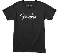 Fender Spaghetti Logo T-Shirt, Black, taglia S