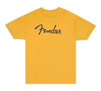 Fender Spaghetti Logo T-Shirt Butterscotch Bld L