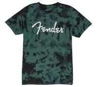 Fender Spaghetti Logo Tie-Dye T-Shirt Blue L