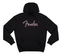 Fender Spaghetti Logo Wavy Checker Hoodie Pink Checker XL