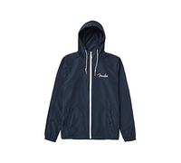 Fender© »Spaghetti Logo Windbreaker« Giacca a vento - Taglia: XL - Colore: Blu Navy