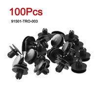 FENDER Spingere Tipo Clip Plastica 100pcs 8mm Accessori Auto Fissaggio Clip