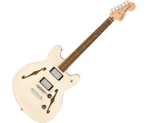 Fender Squier Affinity Series Starcaster Deluxe LRL Olympic White Chitarra Semiacustica