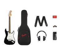 Fender Squier Affinity Stratocaster Kit Chitarra Elettrica con Amp | Kit per principianti di chitarra elettrica, amplificatore per cuffie, spazio per esercitarsi in silenzio, custodia morbida