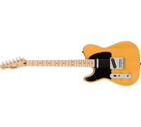Fender Squier Affinity Telecaster Mancino Chitarra Elettrica Butterscotch | Chitarra elettrica per principianti mancini, tastiera in acero, corpo Telecaster, include lezioni virtuali gratuite