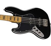 Fender Squier, chitarra Classic Vibe ‘70s Jazz Guitar, colore: nero + acero (tastiera), per mancini