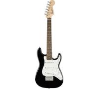 Squier by Fender Mini Stratocaster, Chitarra Elettrica, Tastiera in Lauro, Nero, Include lezioni virtuali gratuite su Fender Play