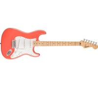 Fender Squier Sonic Stratocaster Chitarra Elettrica Principianti Coral | Chitarra elettrica per principianti, manico facile da suonare, lezioni virtuali gratuite incluse