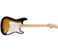 Fender Squier Sonic Stratocaster Chitarra Elettrica Sunburst Principianti | La migliore chitarra elettrica per principianti, modello Stratocaster per principianti, manico facile da suonare
