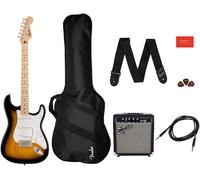 FENDER SQUIER SONIC STRATOCASTER SUNBURST PACK MN 2-COLOR CHITARRA ELETTRICA AMPLIFICATORE BORSA ACCESSORI