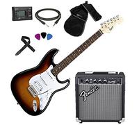 FENDER Squier Stratocaster SB HSS Kit Chitarra elettrica + Amplificatore Fender Frontman 10G + Accessori