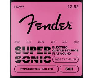 Fender Stainless Flatwound, set di estremità sferica (50 L) 12-52