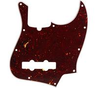 Fender Standard J-Bass® (10 Hole) Pickguard - 4-ply, tortoise shell, w/truss rod notch