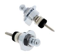 Genuine Fender chitarra cinghia di sicurezza serrature e pulsanti Chrome - Hardware incluso