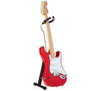 Fender Strat - Chitarra classica in miniatura con finitura rossa