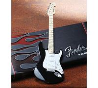 Fender Strat Classic Black Finish Miniature Guitar Replica
