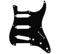 Fender® »STRATOCASTER® PICKGUARD - '50S VINTAGE-STYLE - 8-HOLE - S/S/S« Battipenna per Strat® - 3-Strati - 3x Single Coil - Colore: Nero