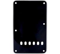 Fender® »STRATOCASTER® VINTAGE-STYLE TREMOLO BACKPLATE« Copertura vano tremolo per Strat® - 3-Strati - Colore: Nero