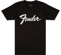 Fender T-Shirt Logo Date Back Tee con logo Fender e date Chitarre e Amp, L Nero