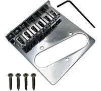 Fender Telecaster Bridge a 6 corde, selle regolabili in metallo cromato, ponte Telecaster Bridge e parti per chitarra elettrica, adatto ai modelli Telecaster '04