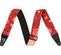 Fender, TIE DYE ACID WASH STRAP, Tracolla per chitarra in nylon, 5cm, Colore Rosso