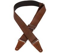 Fender, Tooled Leather Tracolla per chitarra e basso, 5cm Larghezza, Marrone