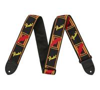 Fender® Tracolla Chitarra Basso 2" Tracolla Black Yellow Red