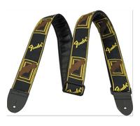 Fender tracolla monogrammed nera/gialla/marrone