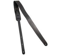 Fender Tracolla per chitarra in pelle monogrammata nera
