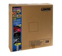 L8V Fender-Trim Profilo Adesivo Angolare Cromato - 50 M - 25 Mm