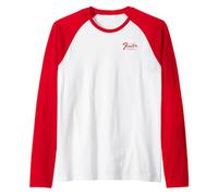 Fender Vintage Guitar Pocket Logo Maglia con Maniche Raglan