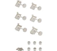 Fender Tuning Machine per chitarre Stratocaster e Telecaster in stile vintage, confezione da 6, cromato