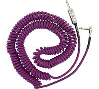 Fender Hendrix Voodoo Child, Cavo a Spirale per Strumenti, Dritto/Angolo retto, 9 m, Purple