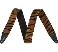 Fender Wild Animal Print Tracolla Chitarra Tigre, Poliestere 5cm | Tracolla per chitarra elettrica & acustica, fantasia tigre, larghezza 5cm, poliestere, stile rockabilly, regolabile