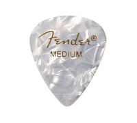 Fender351 White Moto Picks Medium