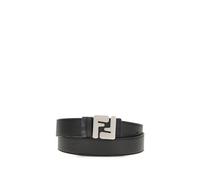 Fendi Black Calf Leather Bos Taurus Regular Belt - 95 cm / 38 Inches