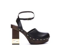 Fendi Black Calfskin Clogs - EU36/US6