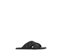 Fendi Black Rubber Slippers - EU39/US6