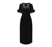 Fendi Black Viscose Cocktail Dress - 38