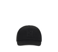 Fendi Black Wool Cap (Baseball Hat) - UNI