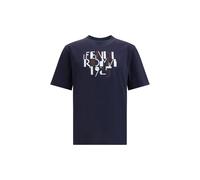 Fendi Blue Cotton T-Shirt - M