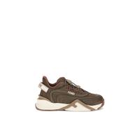 Fendi Brown Rubber Athletic Sneakers - EU41/US11