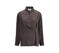 Fendi Brown Silk Dress Shirt - IT42 | L