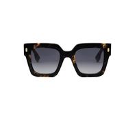 Fendi Fe40101i Occhiali Da Sole Donna Avana Squadrato Grigio 50mm