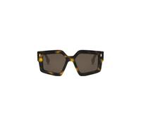 Fendi Fe40162i Occhiali Da Sole Donna Avana Squadrato Marrone 52mm