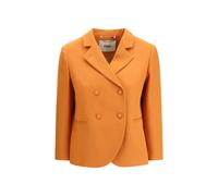 Fendi Orange Fleece Wool Blazer - IT40 | M