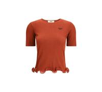 Fendi Red Fleece Wool Top - L