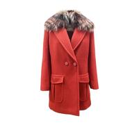 Fendi Red Virgin Wool Coat - 38