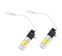 Fendinebbia, 1 Coppia Auto LED Fendinebbia Lampadina di Ricambio per H3 7.5W 5730 Lampade 12V 5-SMD per Led Gialle H3 Led 4000k 12336 H3 Lampadina H3 Led Lampadina Gialla Gialla H3 H3 Led Fendinebbiab
