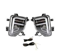 Fendinebbia a LED per Auto per Mitsubishi L200 2019 2020 2021, ABS DRL Luci di Marcia Diurna Paraurti Anteriore Fendinebbia di Guida Riflettori Indicatori di direzione,1pc Right-A